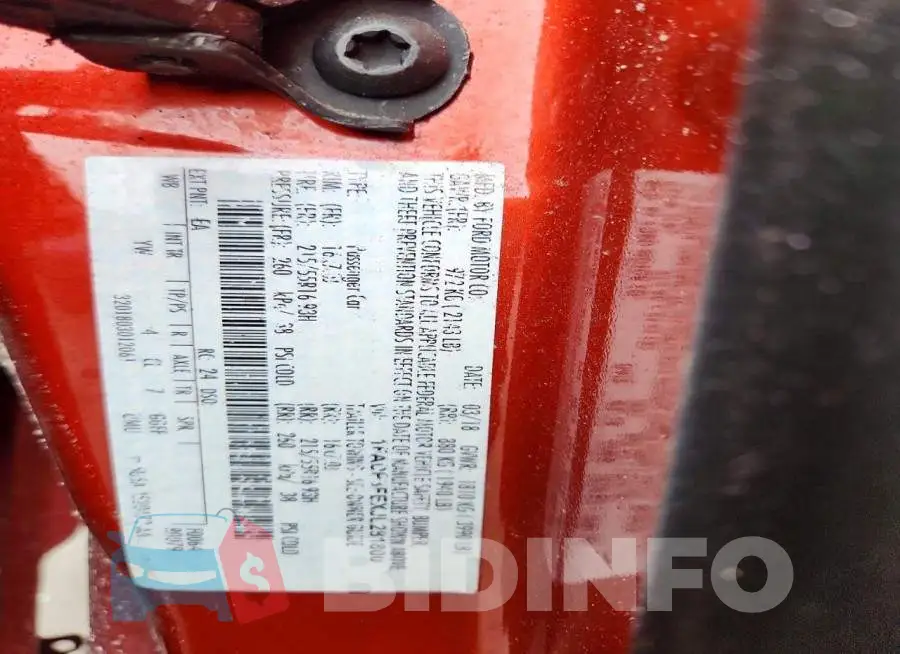 1FADP3FEXJL281800 Photo# 12