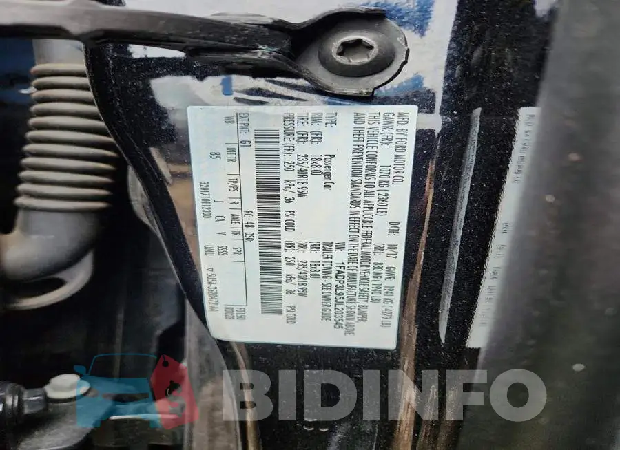 1FADP3L95JL203545 Photo# 12