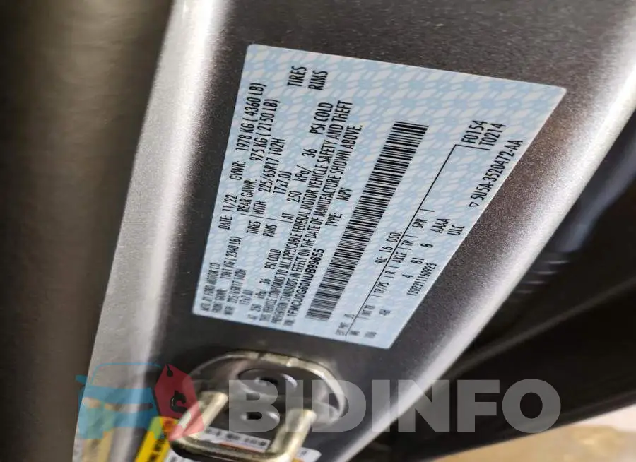 1FMCU0G60NUB99655 Photo# 13