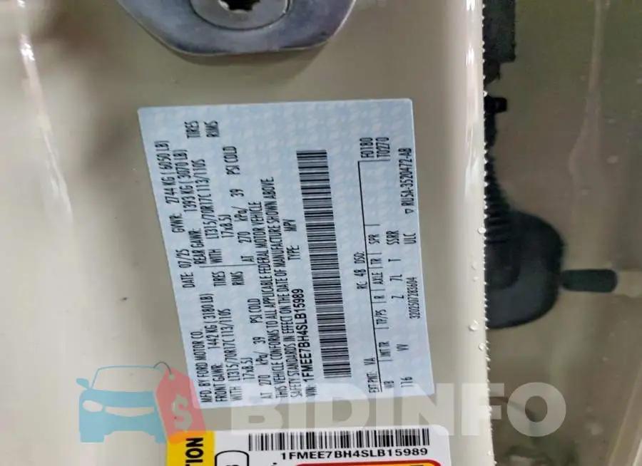 1FMEE7BH4SLB15989 Photo# 13