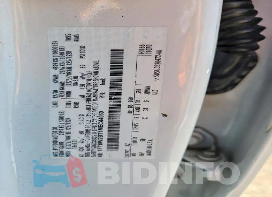 1FT8W2BT1MEC44060 Photo# 12