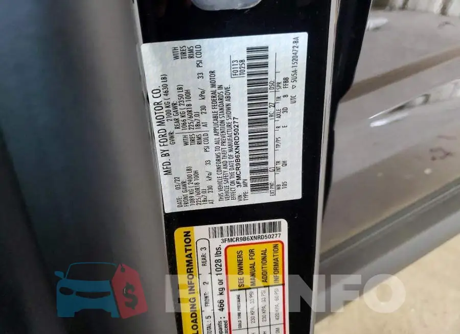 3FMCR9B6XNRD50277 Photo# 13