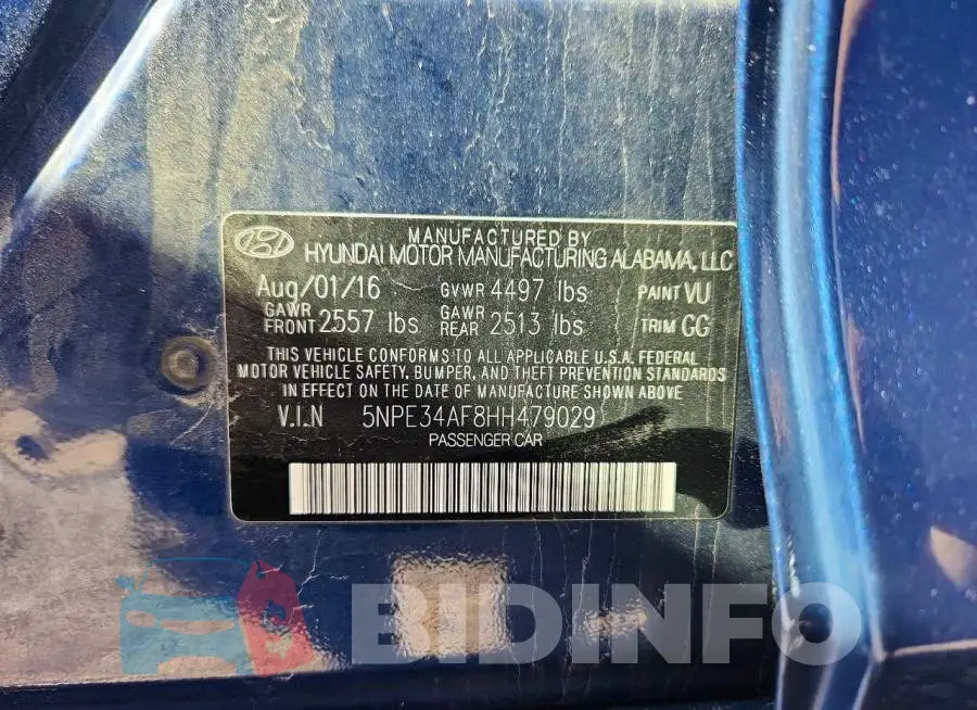 5NPE34AF8HH479029 Photo# 12