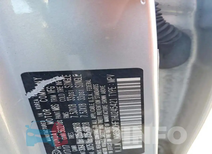 KM8SMDHF1HU245421 Photo# 13