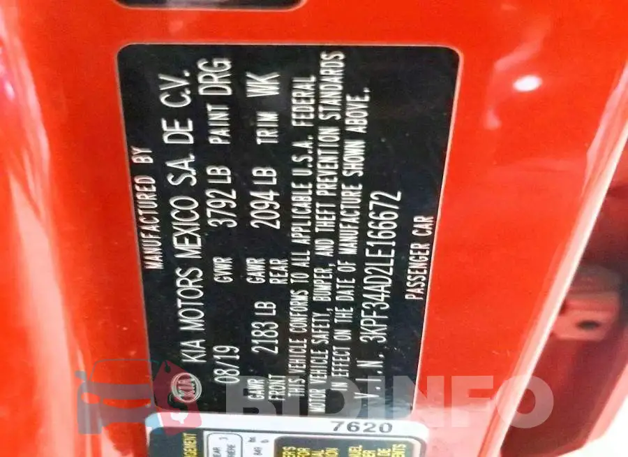 3KPF34AD2LE166672 Photo# 12