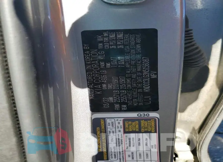 KNDCC3LG3N5156087 Photo# 13