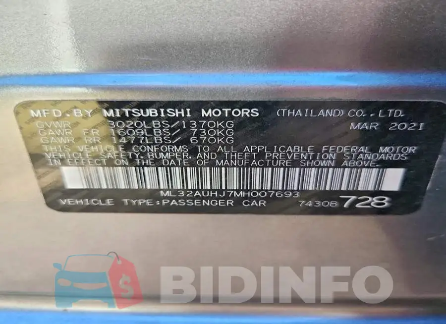 ML32AUHJ7MH007693 Photo# 13