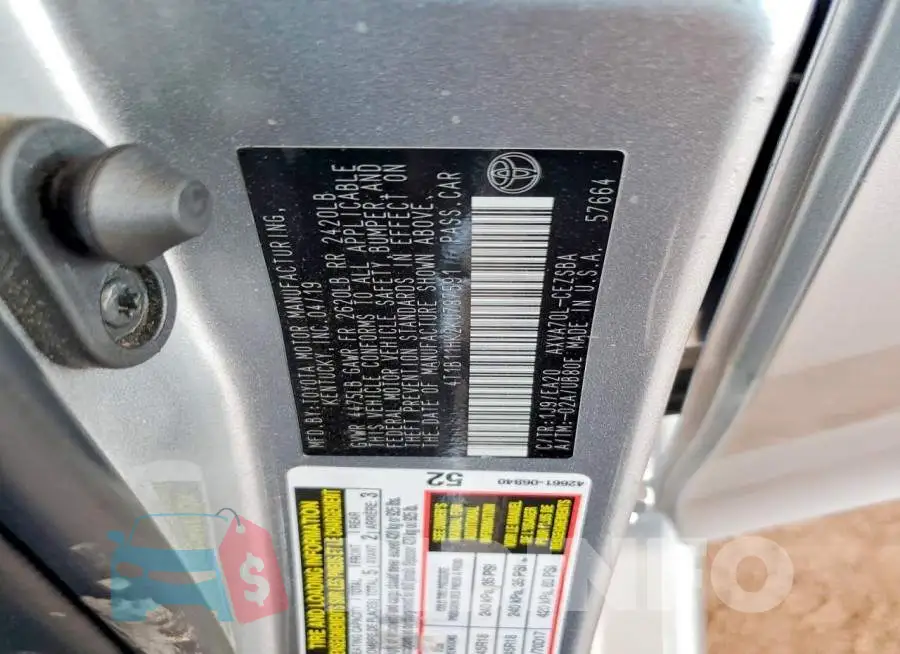 4T1B11HK2KU787591 Photo# 12