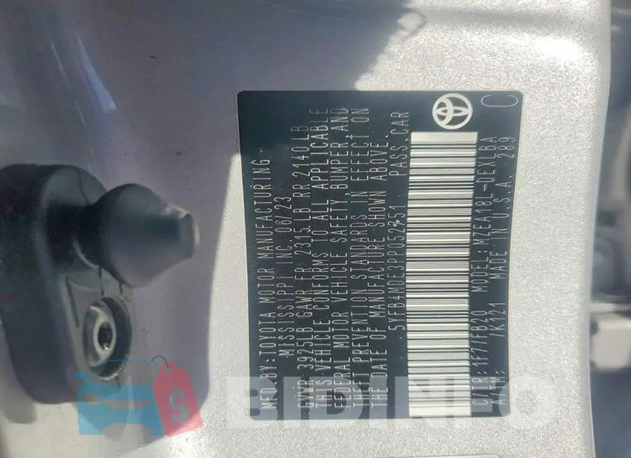 5YFB4MDE3PP052751 Photo# 12