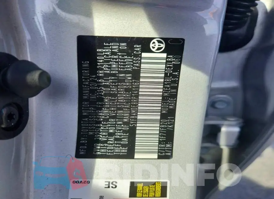 5YFB4MDE8RP141167 Photo# 12