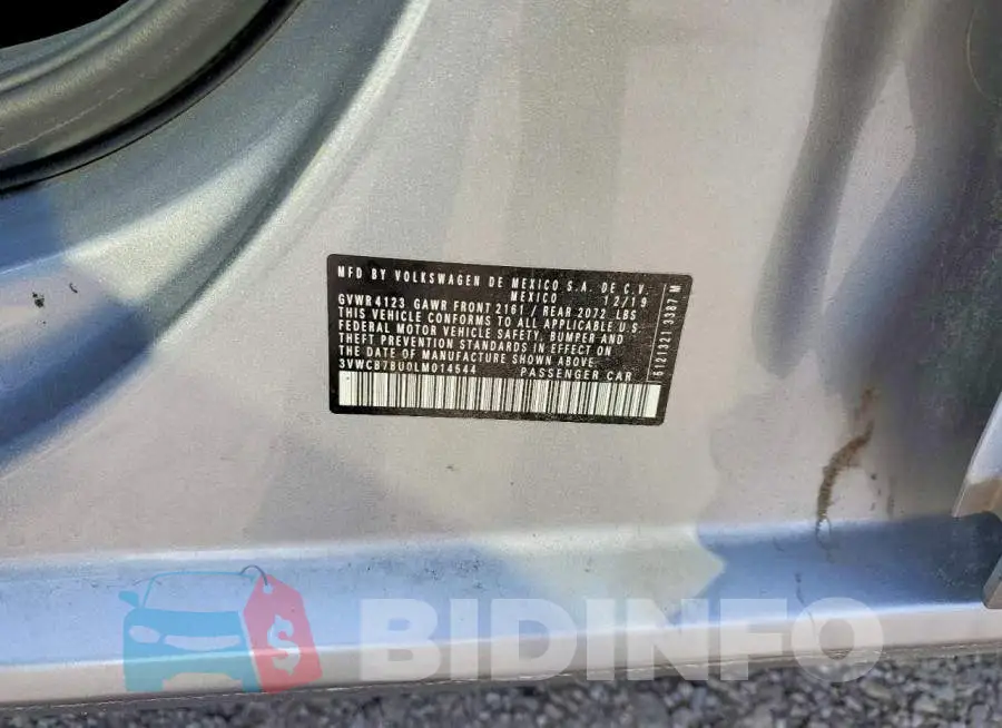 3VWCB7BU0LM014544 Photo# 13