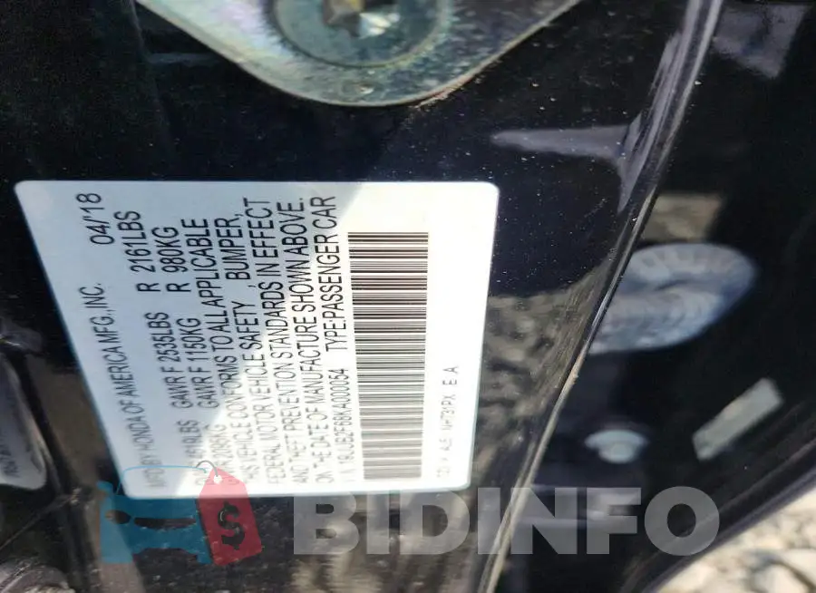 19UUB2F68KA000054 Photo# 12