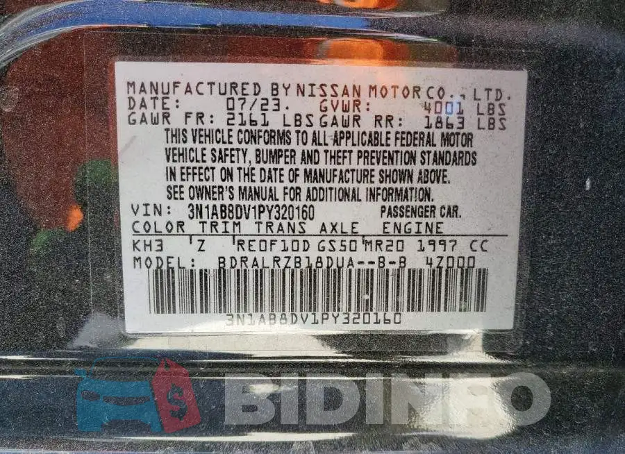 3N1AB8DV1PY320160 Photo# 13