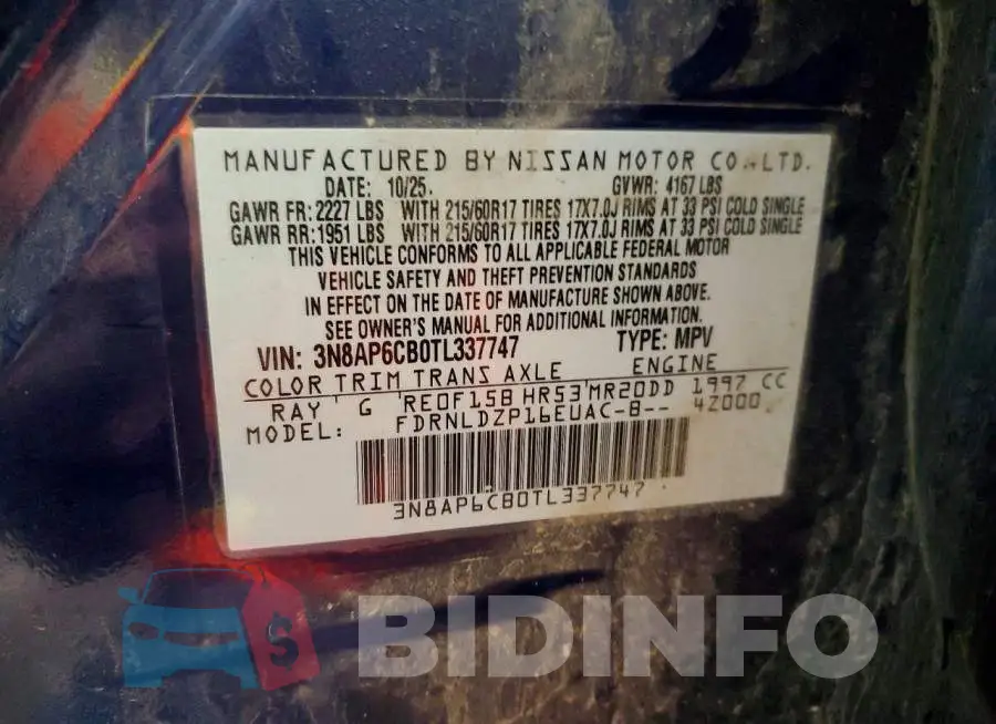 3N8AP6CB0TL337747 Photo# 13