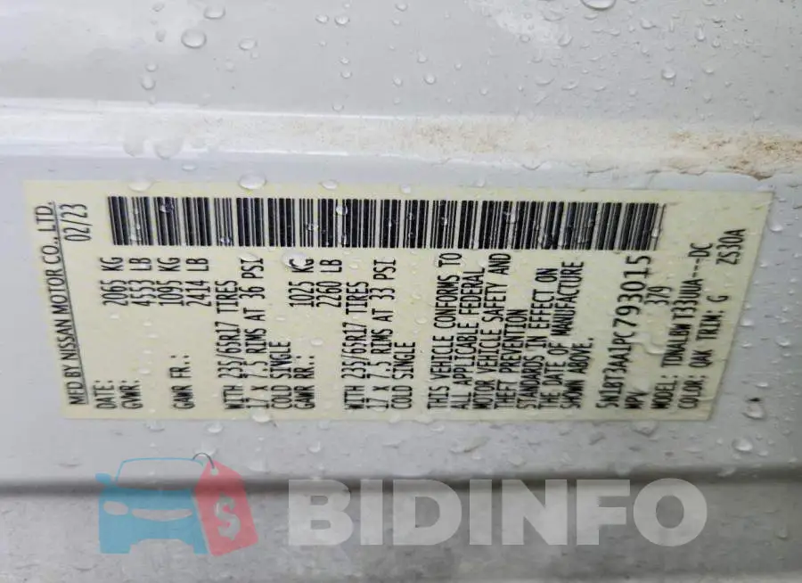 5N1BT3AA1PC793015 Photo# 12