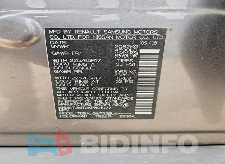 KNMAT2MT2KP501977 Photo# 14