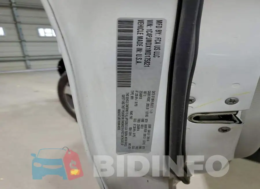 1C4PJMDX1MD175821 Photo# 13