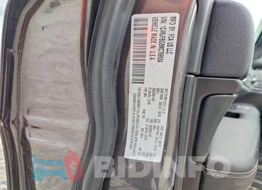 1C4RJFBG8MC769934 Photo# 13
