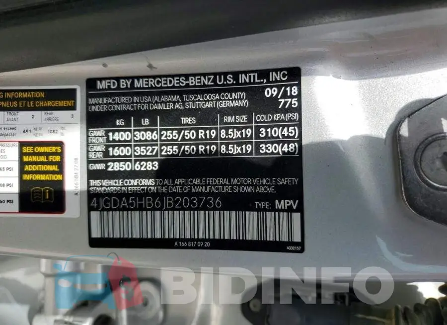 4JGDA5HB6JB203736 Photo# 13