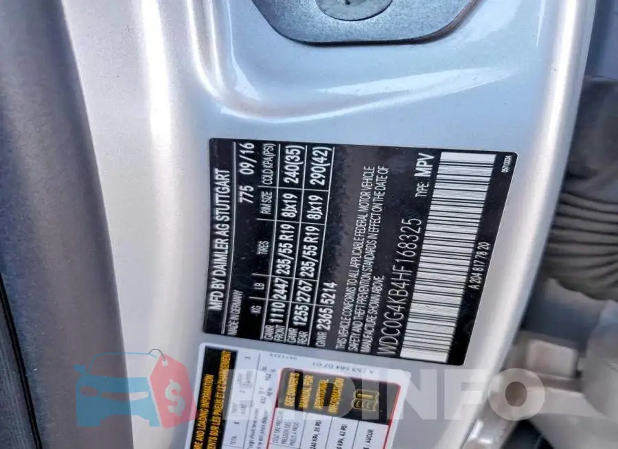 WDC0G4KB4HF168325 Photo# 13