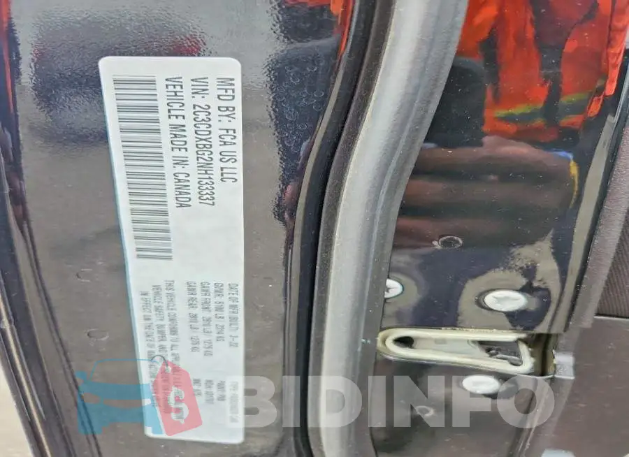 2C3CDXBG2NH133337 Photo# 12
