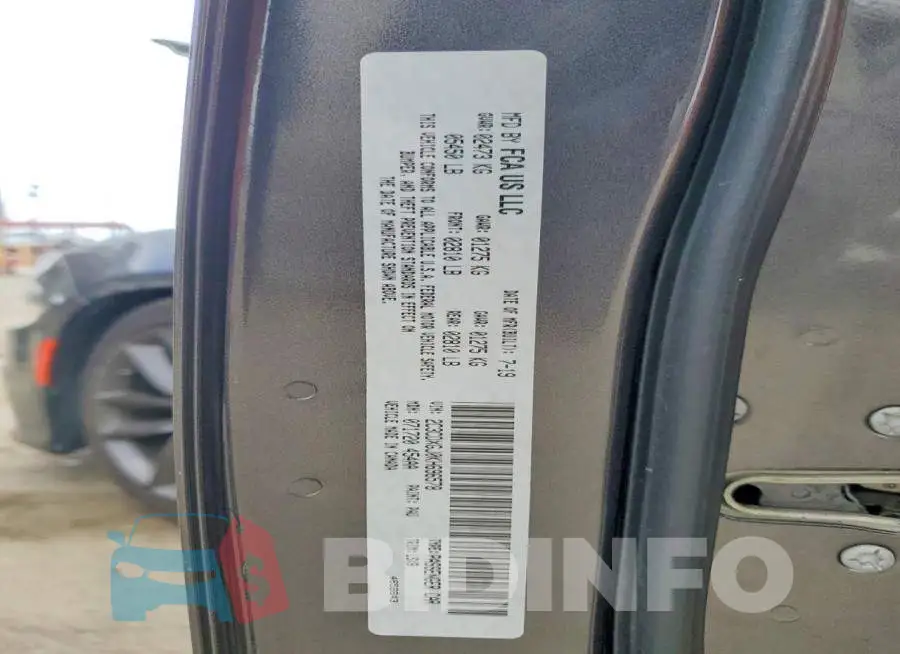 2C3CDXGJ0KH696578 Photo# 12
