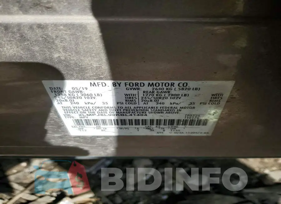 2LMPJ8L99KBL41404 Photo# 13