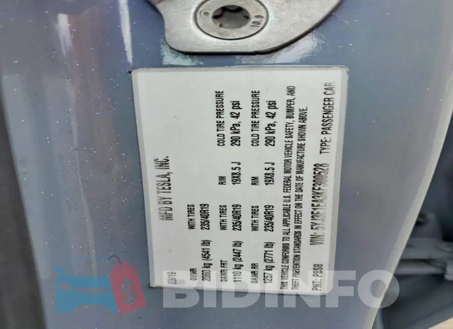 5YJ3E1EA3KF300528 Photo# 12