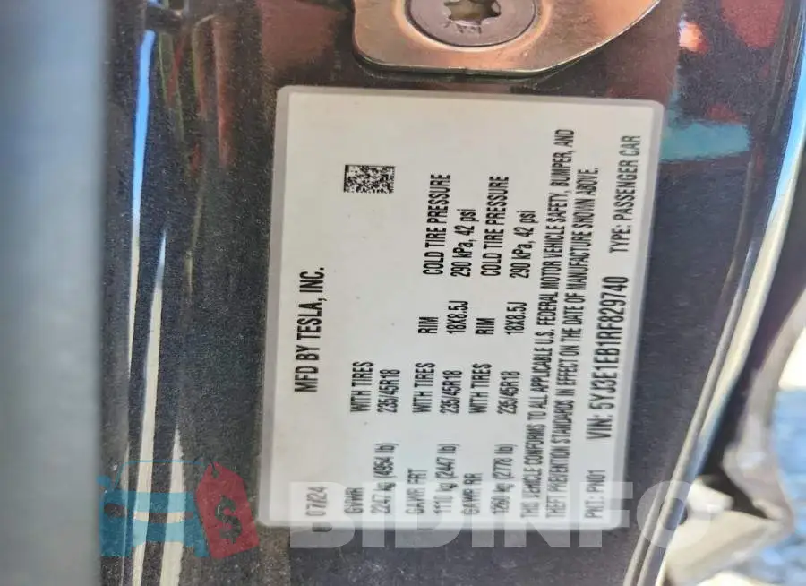 5YJ3E1EB1RF829740 Photo# 12
