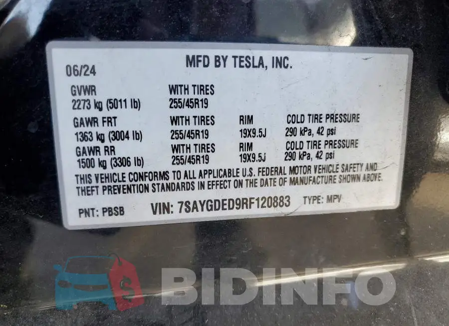 7SAYGDED9RF120883 Photo# 14
