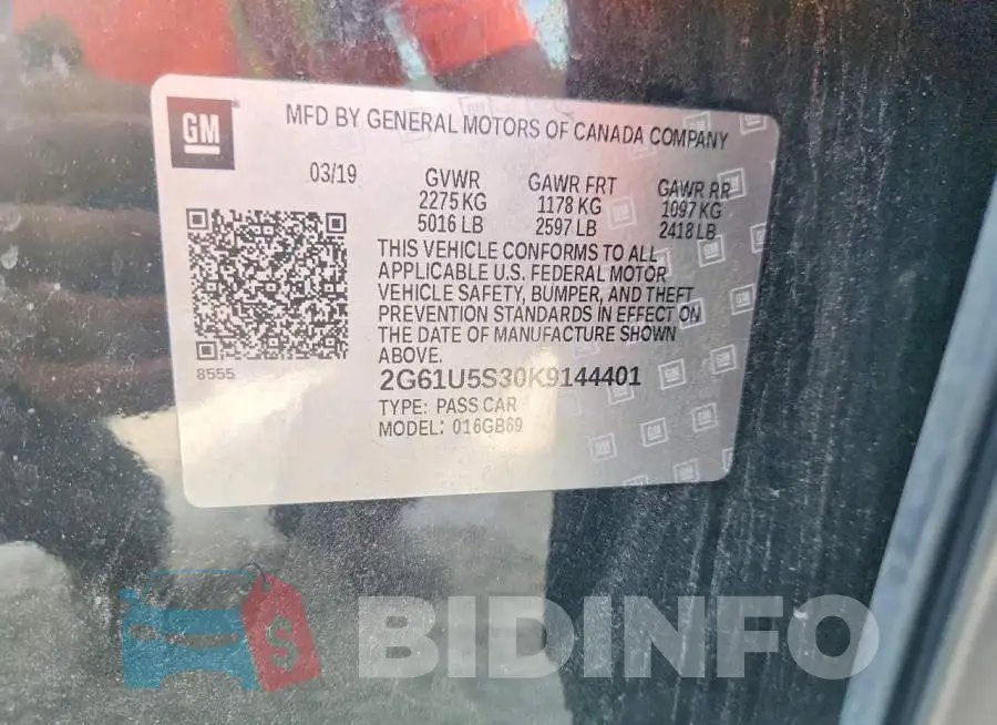 2G61U5S30K9144401 Photo# 13