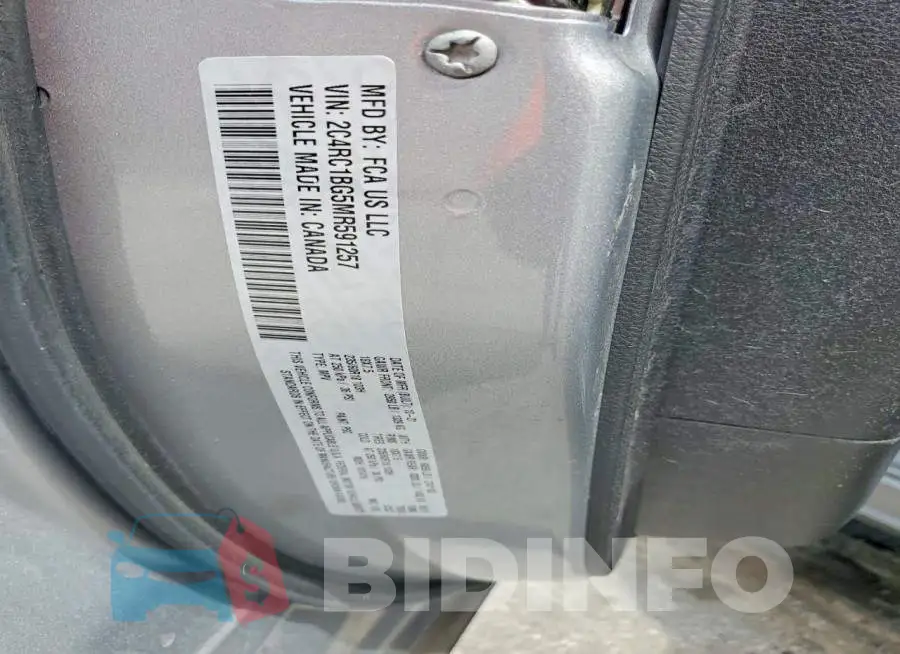 2C4RC1BG5MR591257 Photo# 13