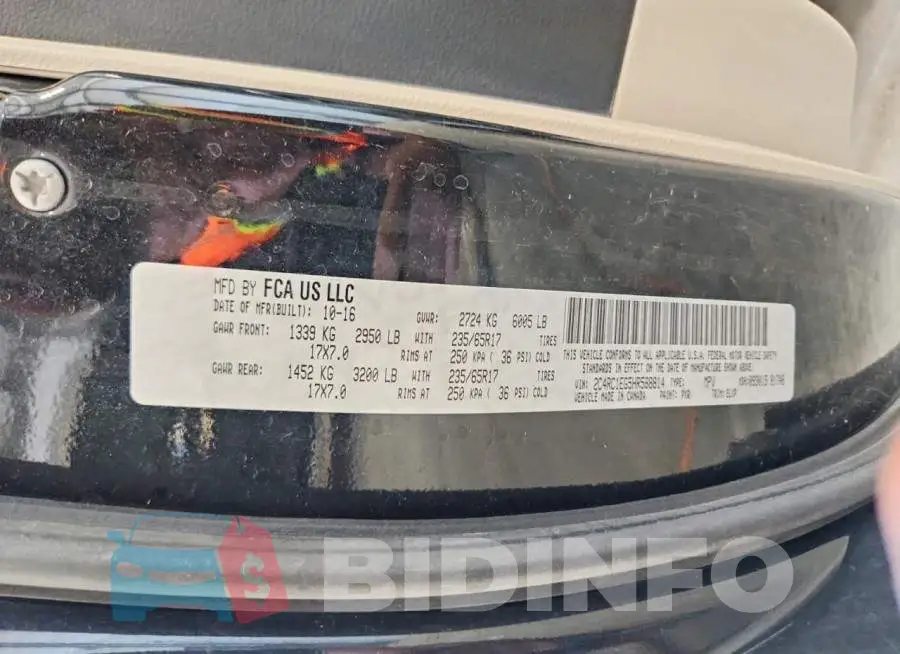 2C4RC1EG5HR588814 Photo# 13