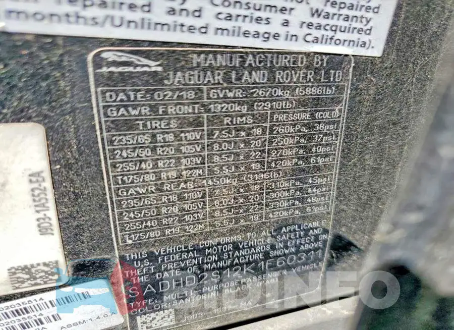 SADHD2S12K1F60311 Photo# 13