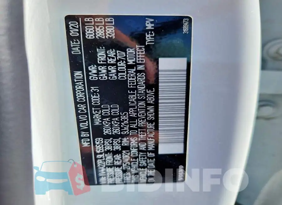 YV4A22PL9L1595159 Photo# 12