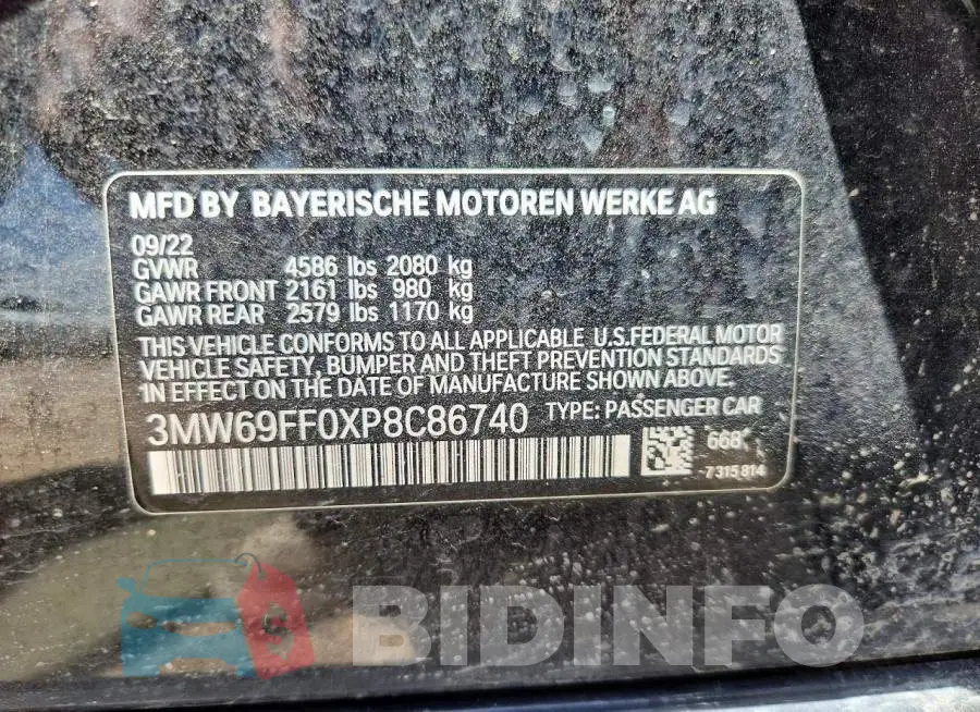 3MW69FF0XP8C86740 Photo# 12