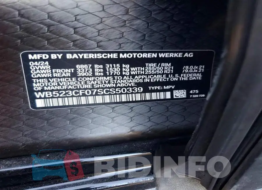 WB523CF07SCS50339 Photo# 14