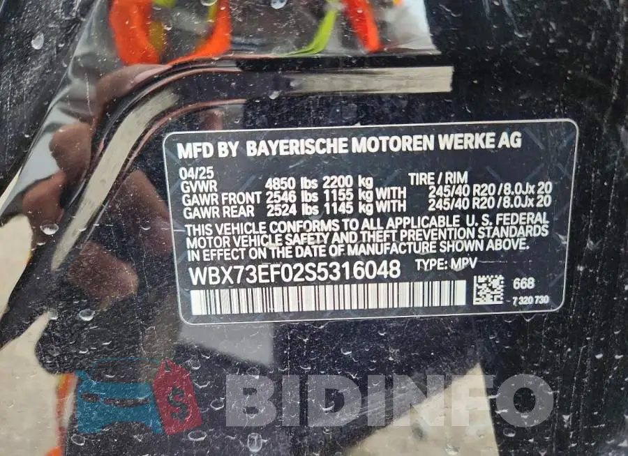 WBX73EF02S5316048 Photo# 12
