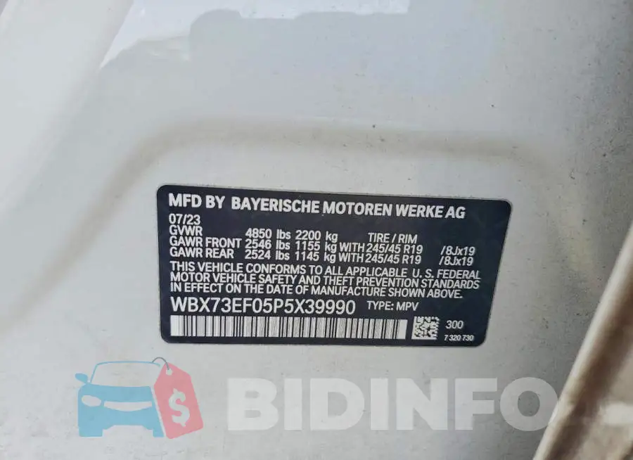 WBX73EF05P5X39990 Photo# 13