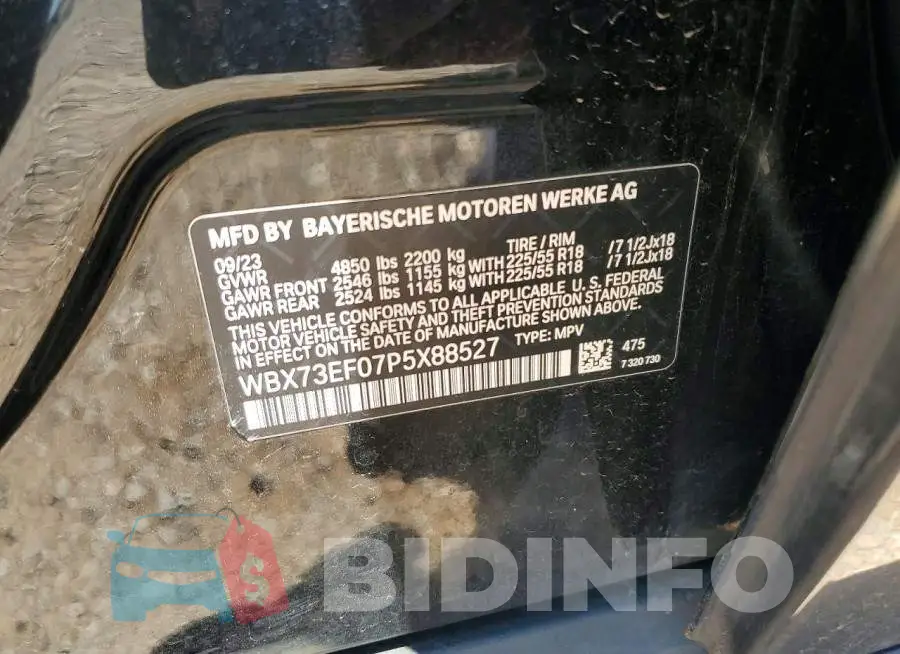 WBX73EF07P5X88527 Photo# 13
