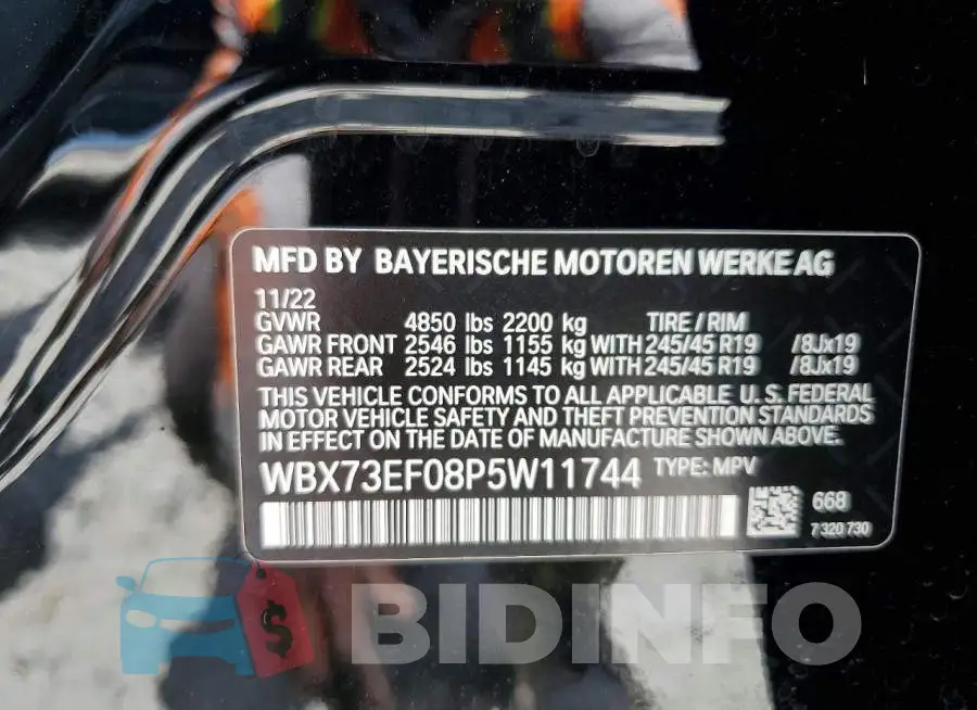 WBX73EF08P5W11744 Photo# 13