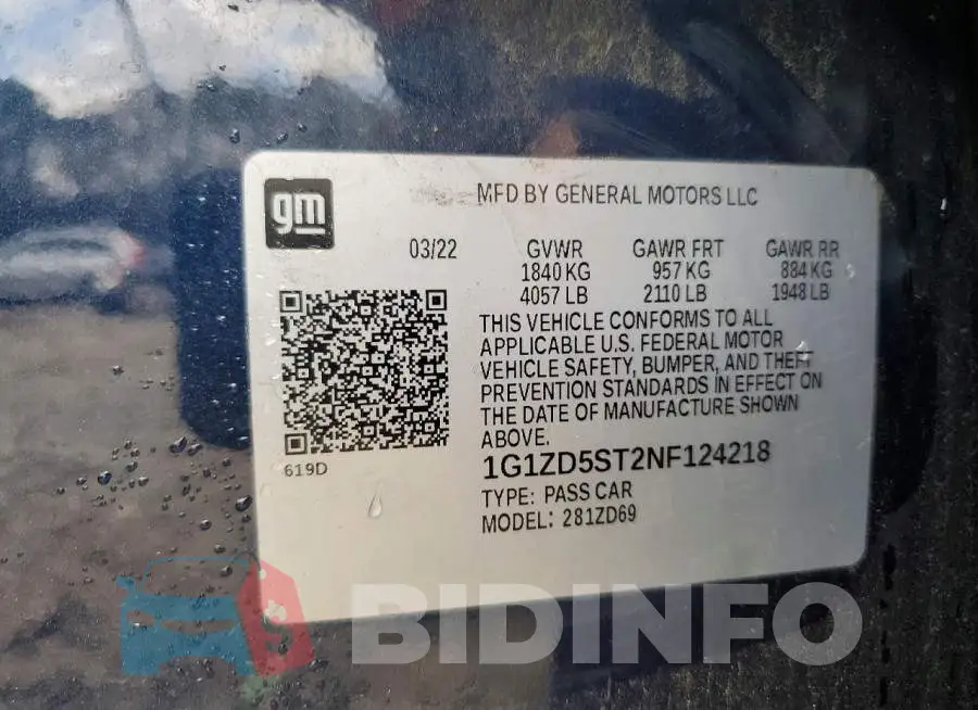 1G1ZD5ST2NF124218 Photo# 12