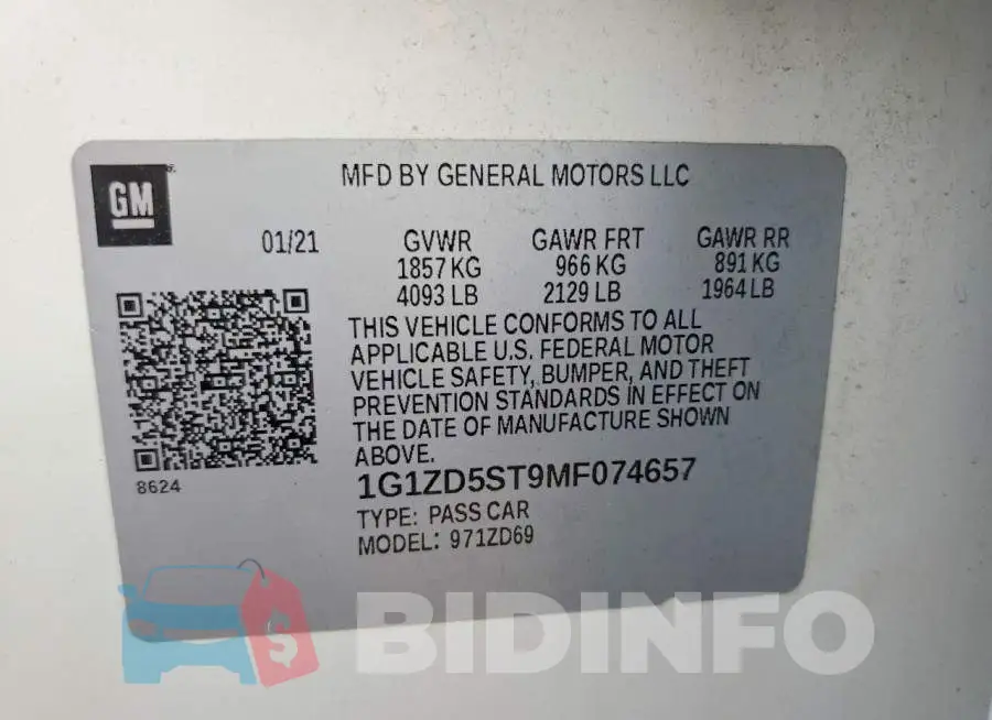 1G1ZD5ST9MF074657 Photo# 12