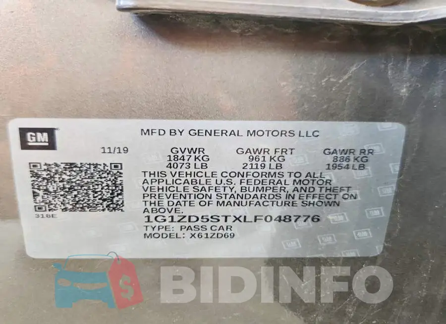1G1ZD5STXLF048776 Photo# 12
