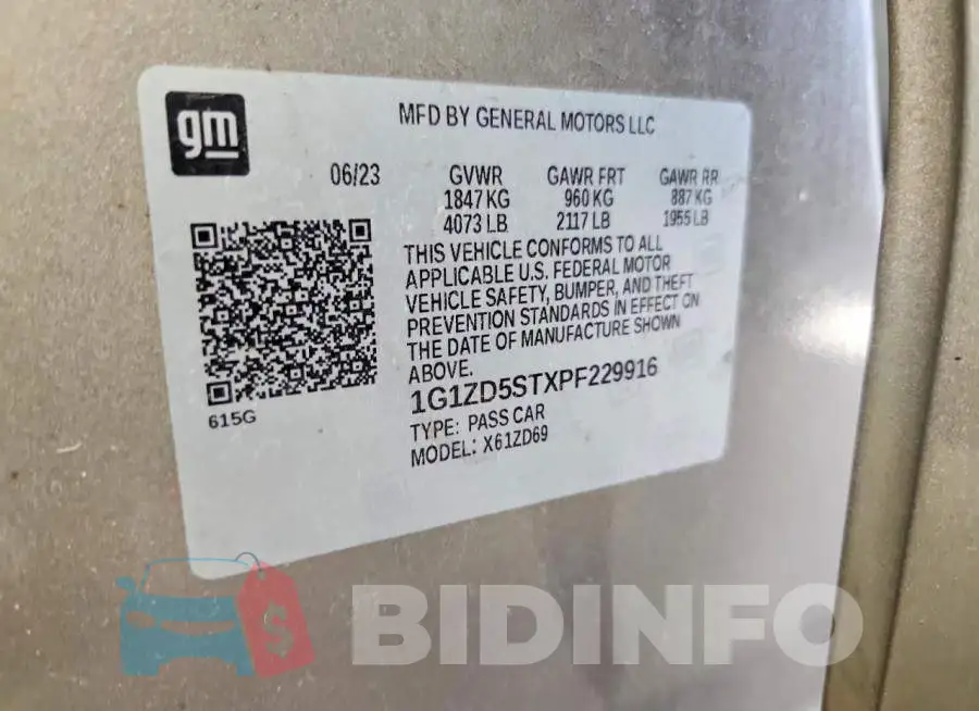 1G1ZD5STXPF229916 Photo# 12