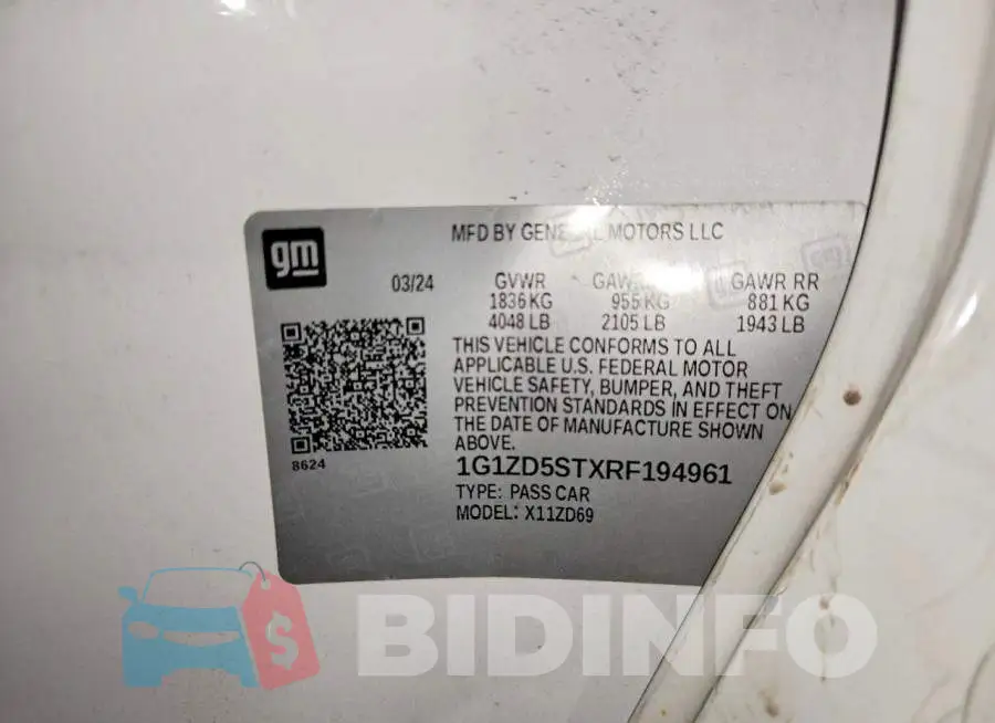1G1ZD5STXRF194961 Photo# 12