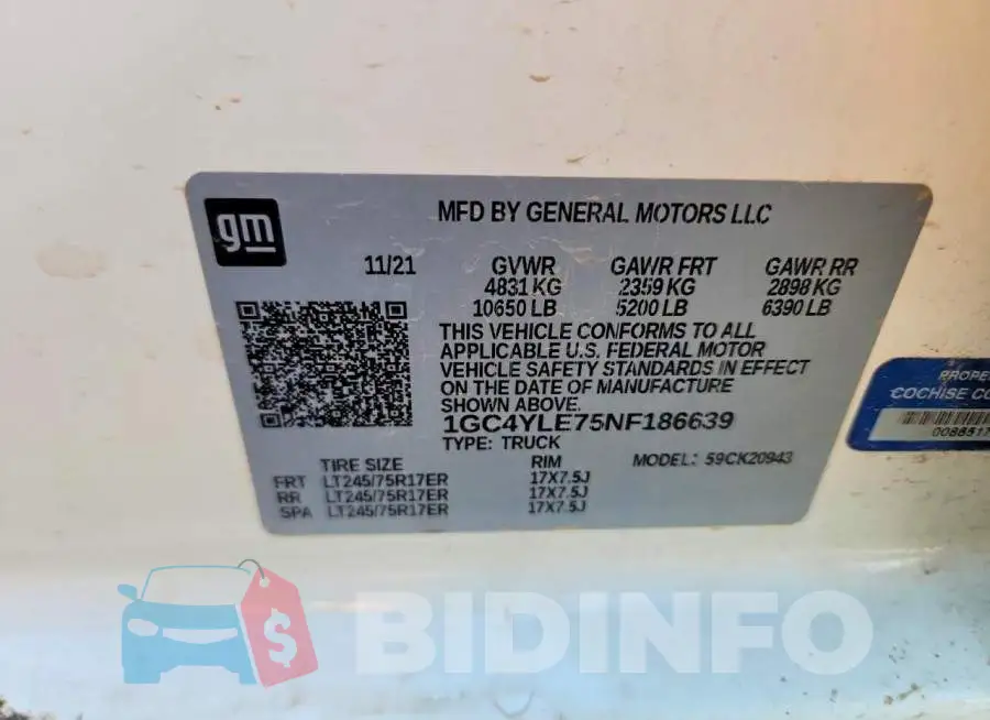 1GC4YLE75NF186639 Photo# 12