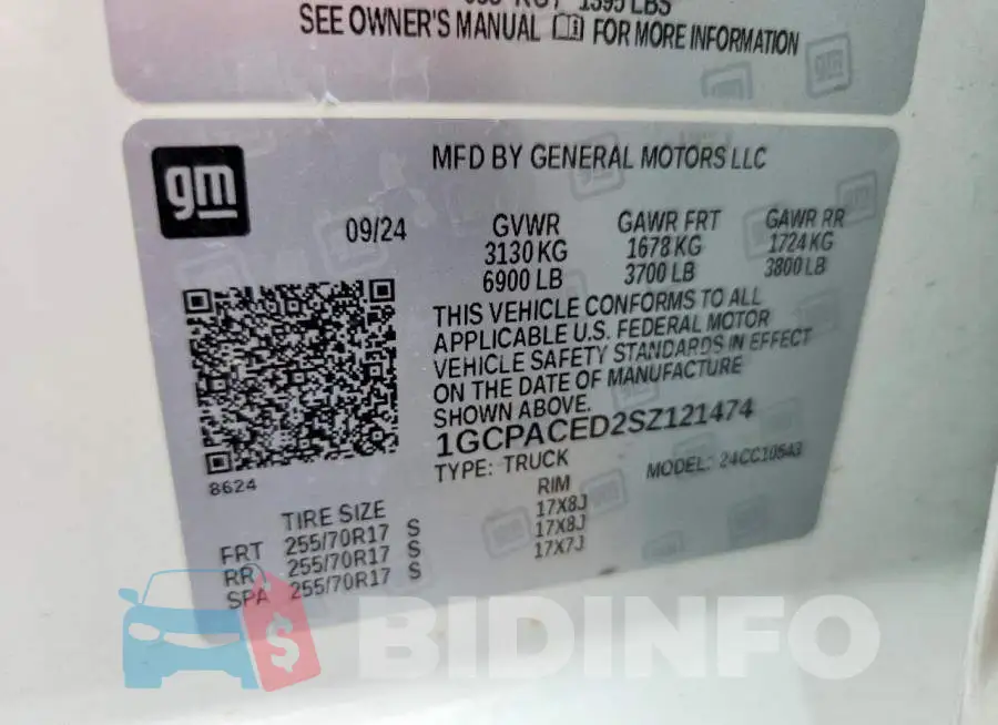 1GCPACED2SZ121474 Photo# 13