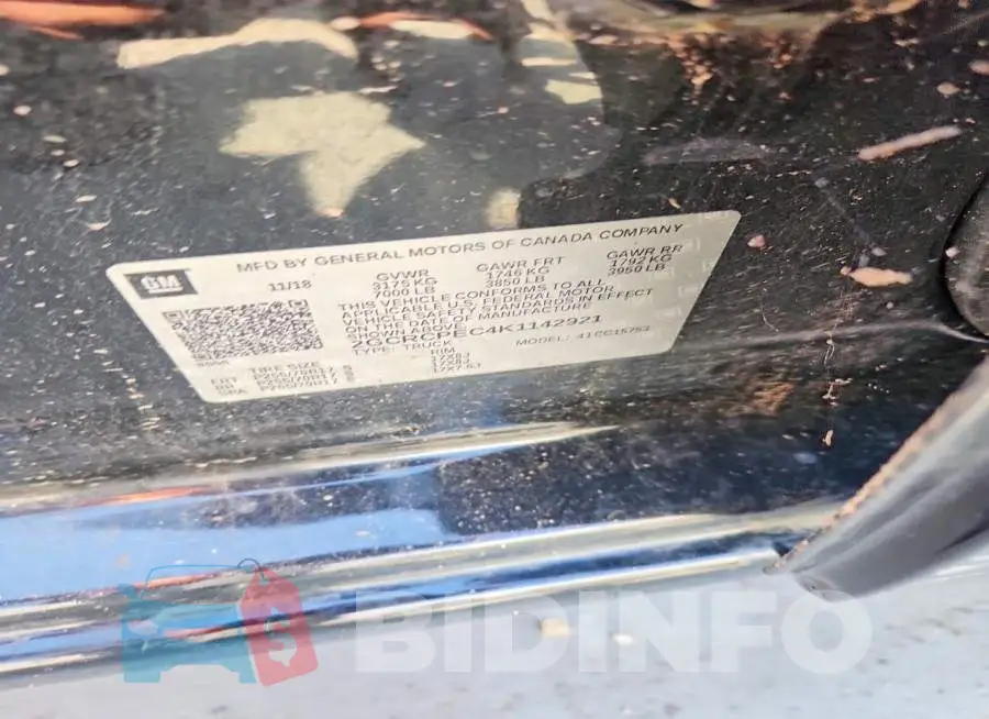 2GCRCPEC4K1142921 Photo# 12