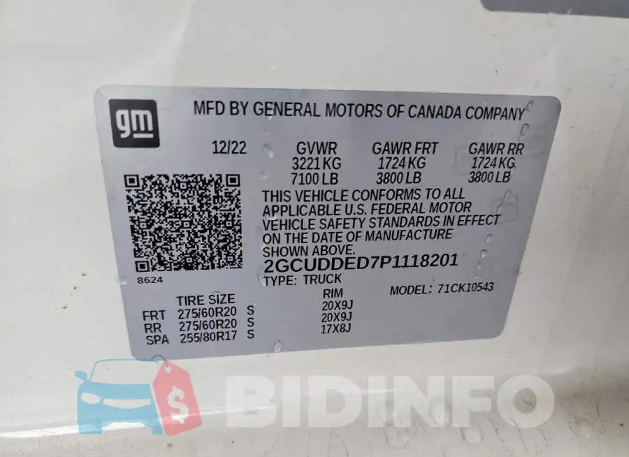 2GCUDDED7P1118201 Photo# 13